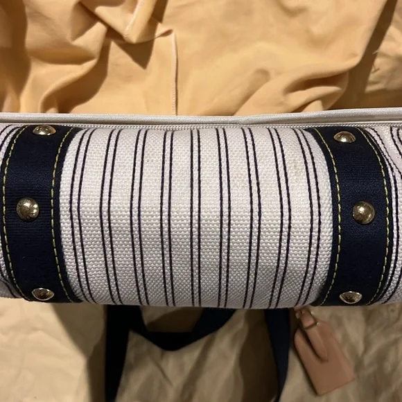 Louis Vuitton Antigua Cabas MM Tote Bag Navy Stripe - Picture 5 of 11